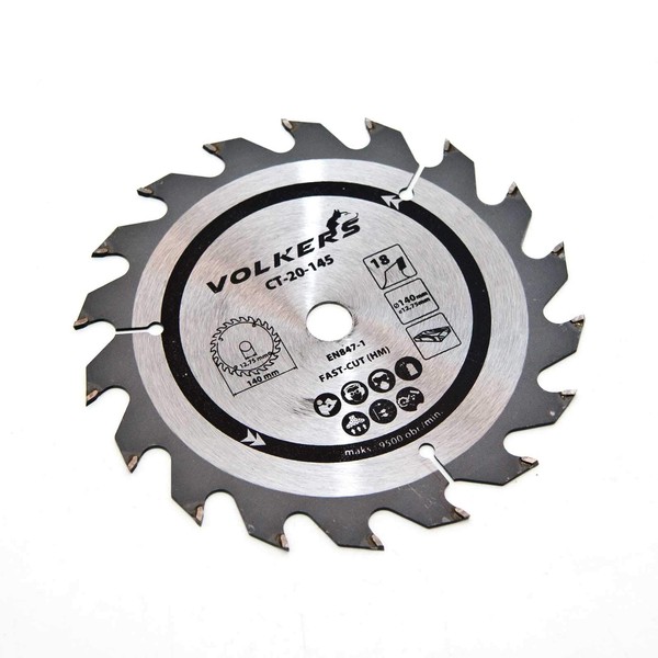 Volkers HM Circular Saw Blade Diameter 140 x 12.75 mm