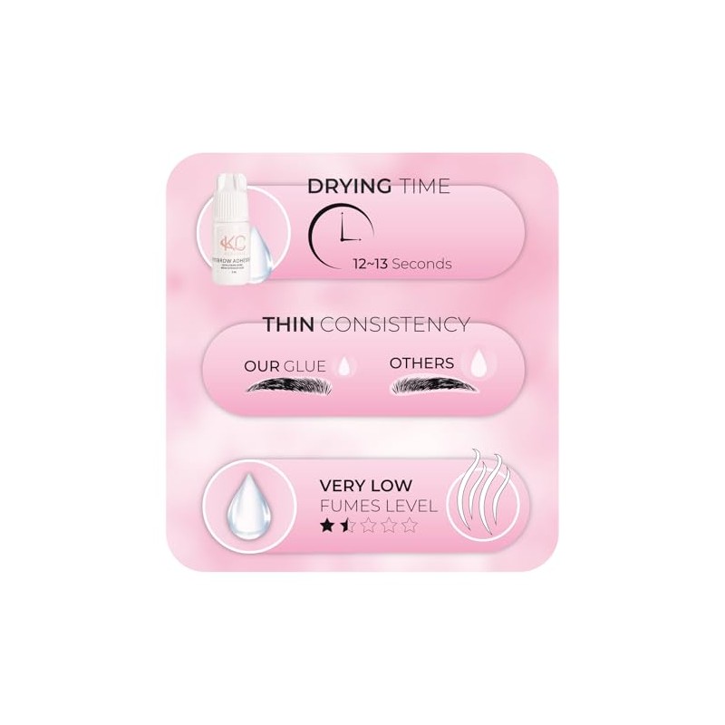 Eyebrow Extension Glue Clear For Eyebrow Extensions Or Fake Eyebrows,