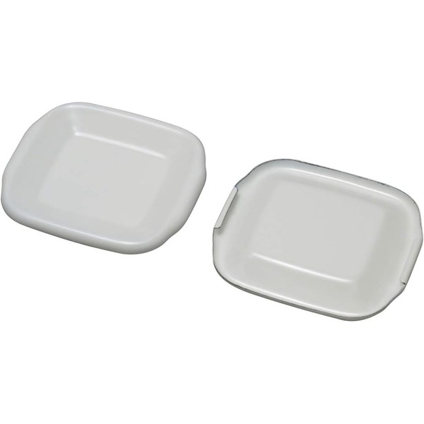 Noda Horo HFS-S Enameled Lid Square for S Size, White Series, Made in Japan