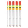 10 pcs Durable Plastic Fishing Floats Bobber Stick Tube Multi
