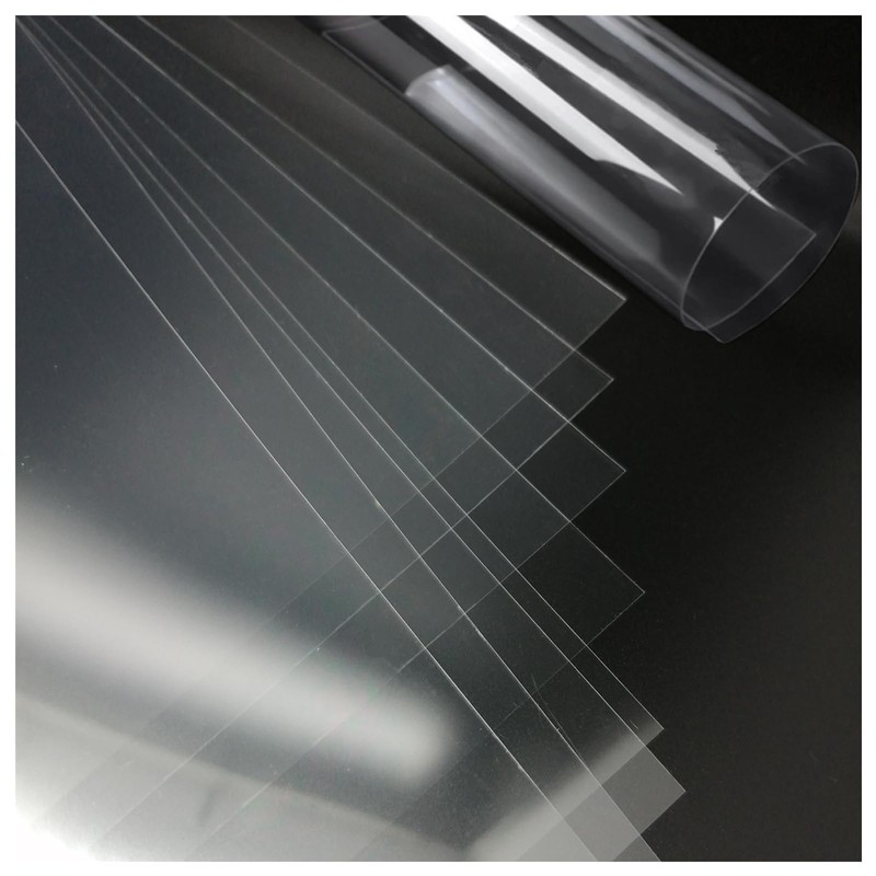 BANLTRE 5 Pack 24" x 36" 10mil/0.25mm Thick Clear Blank