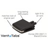Vent Tabs Compatible/Replacement for Honda CRV 2007-2011 Front Vents|Easy Install|No