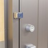 Waki Sangyo IB-160 Multi-Purpose Entrance Auxiliary Lock, Chrome, Entrance Entrance