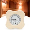 Sauna Room 2 In-1 Wood Thermo Hygrometer Thermometer Hygrometer Steam