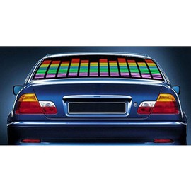 ESUPPORT 45 x 11cm Sound Music Activate Sensor Car Auto Sticker LED Light Equalizer Glow