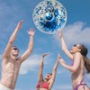 Xtahdge 40cm/16" Beach Ball Transparent Inflatable Pool Toy Ball with