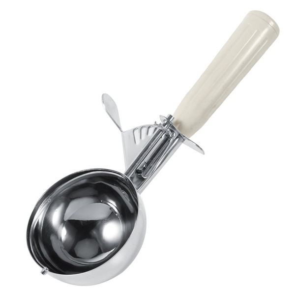 Ice Ball Spoon, Stainless Steel Cookie Scoop Plastic Handle Ice