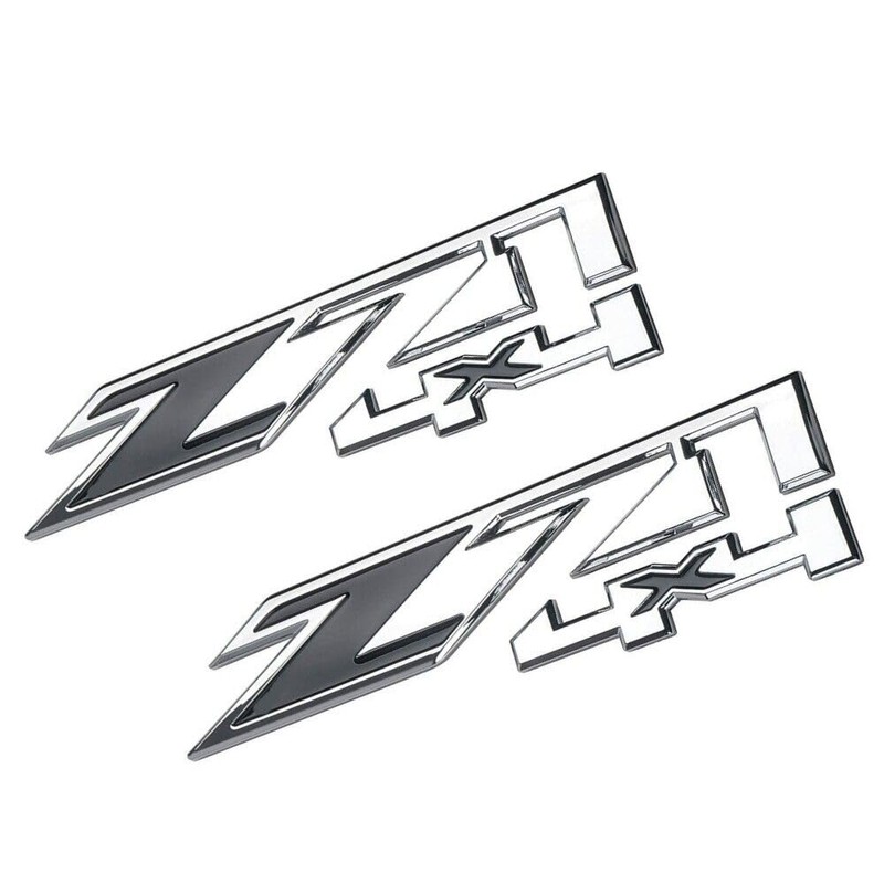 Tomilia 2Pack Z71 4x4 Emblems Badges Replacement for Chevy Silverado