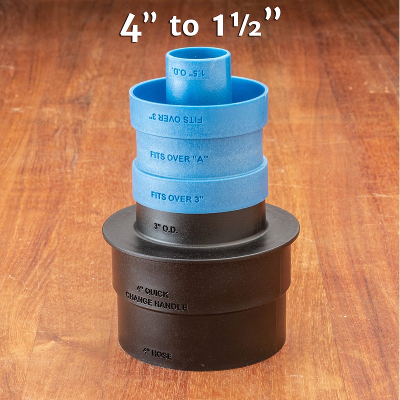 Dust Right Stacking Dust Port Adapter Set (3-Piece) – Interchangeable