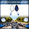 INFINAUTO Motorcycle Rear View Mirrors Bar End Side Mirrors Mount