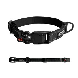 8TIMBER Scout Dog Collar - with Innovative FIDLOCK V-Buckle 25 — Medium — Secure and Stylish Magnetic Closure Collar for Dogs Premium Quality Adjustable Pet Collar for Comfort and Durability…