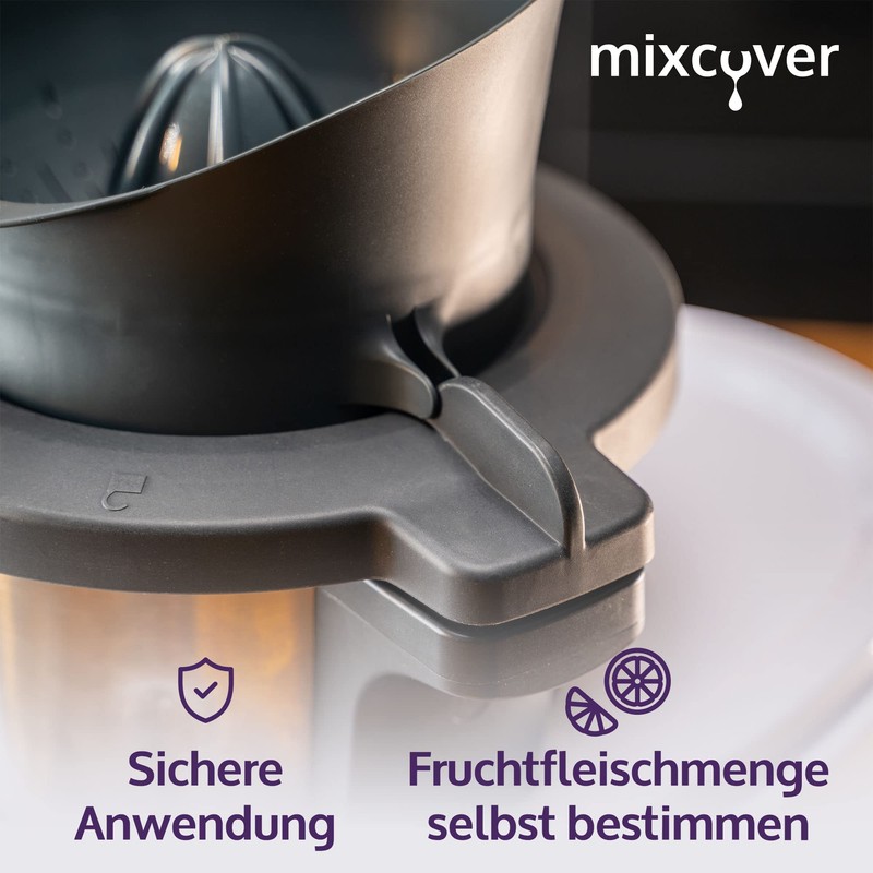 mixcover Citrus Juicer for Monsieur Cuisine Connect MCC, Centrifuge, Accessories