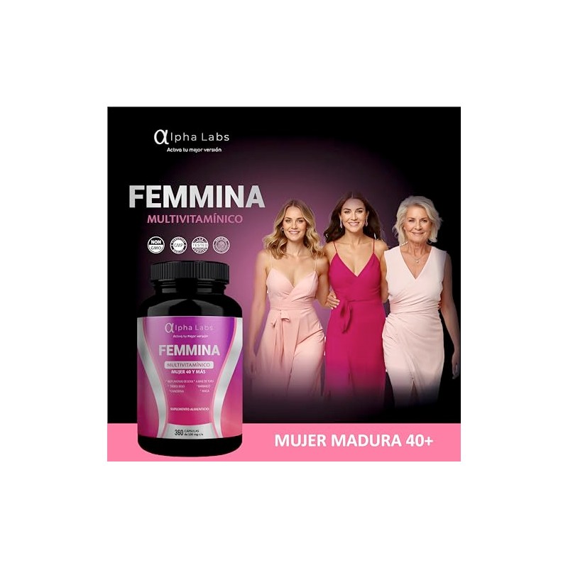 Multivitamínico Mujer 360 Cápsulas Vitaminas Colágeno Maca Energía Piel Cabello