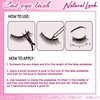 False Eyelashes 20mm Faux 3D Mink Lashes Natural Look Cat
