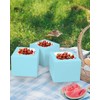 Bakepacker 36pcs 6x6x5 Inches Cake Boxes with Window, 18-Pack Light