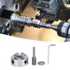 FTVOGUE Lathe de Chuck Set Auto -Centrado 4 Jaw Wood
