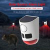 Solar Strobe Light Motion Detector Alarm: Dog Barking and Gunshot
