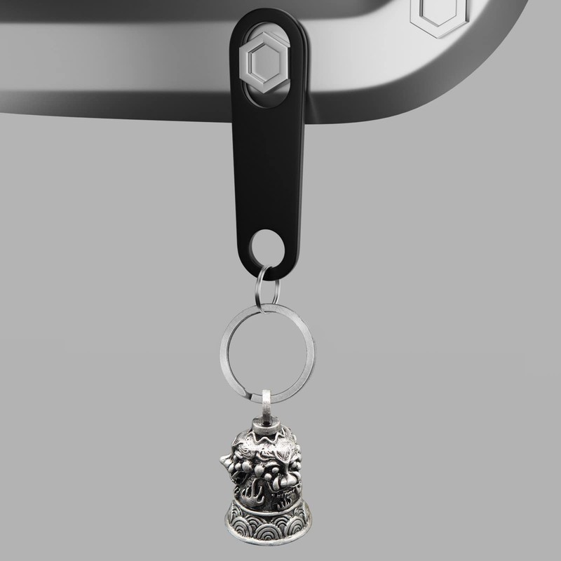 Huwane Motorcycle Bell Biker Guardian Luck Riding Bells Car Key