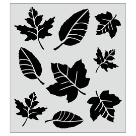 FolkArt Stencil Leaf Variety Sht