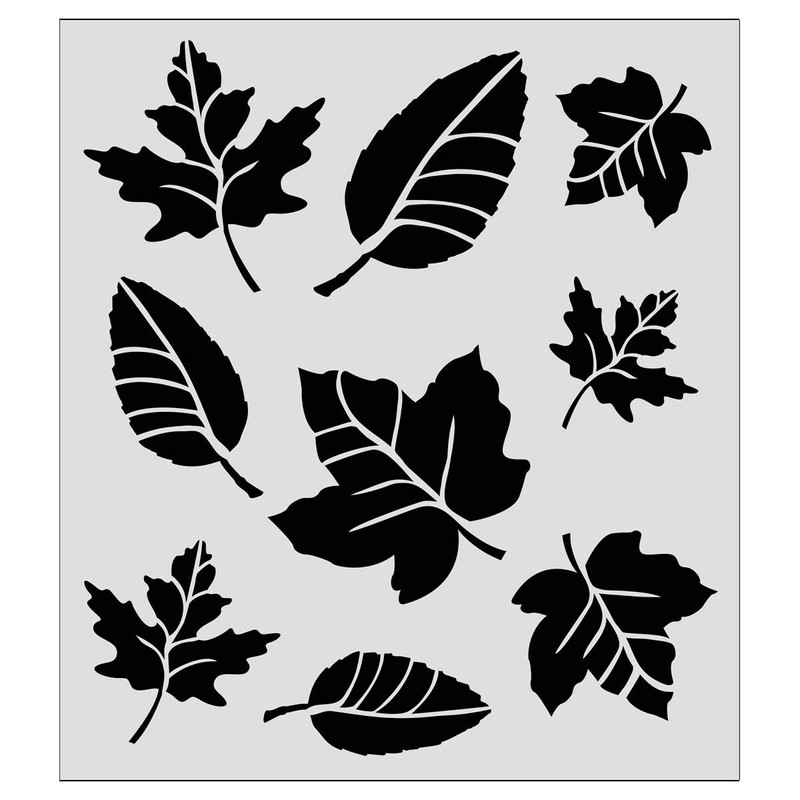 FolkArt Stencil Leaf Variety Sht