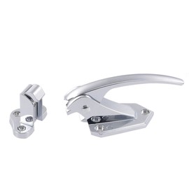 Sourcingmap Adjustable Latch Spring Loaded Freezer Cooler Door Handle Grip, Zinc Alloy, 3.98-inch(101mm) Long