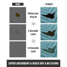 PADOOR-No Stains Bathroom Runner Rug-Bath Mats for Bathroom Non Slip-Super Absorbent Bathroom Floor Mat Quick Dry Diatomaceous Earth Bath Rug-Large Bathmat Bathroom Rug-17"x67"