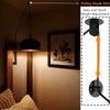 Big Plug in Pendant Light Modern Hanging Light Fixture with
