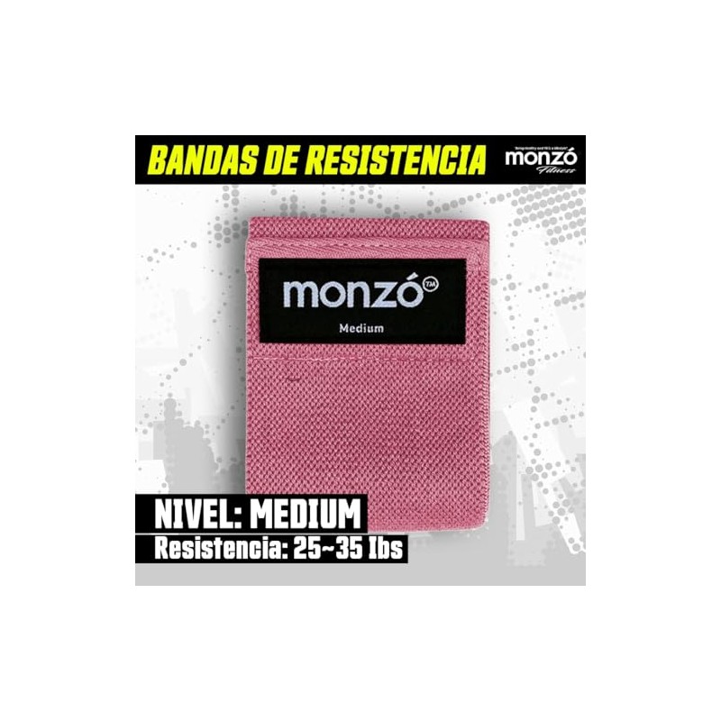 MONZÓ| Bandas de Resistencia para Ejercicio | Ligas de Resistencia