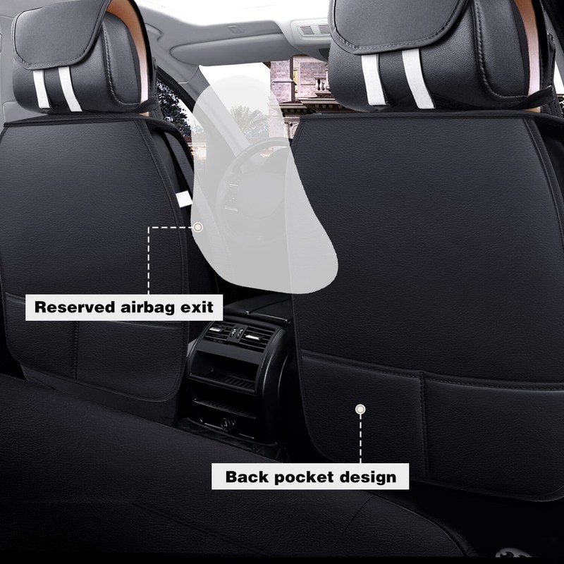 For Honda Civic Car Seat Covers 5-Seat Full Set Front