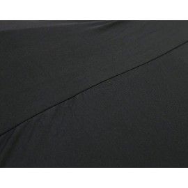 HGHDBT Round Spandex Tablecloth Black - 5ft Stretch Tablecloth 60 Inch Fitted Table Cover for Wedding Party Restaurant Elastic Table Cloth