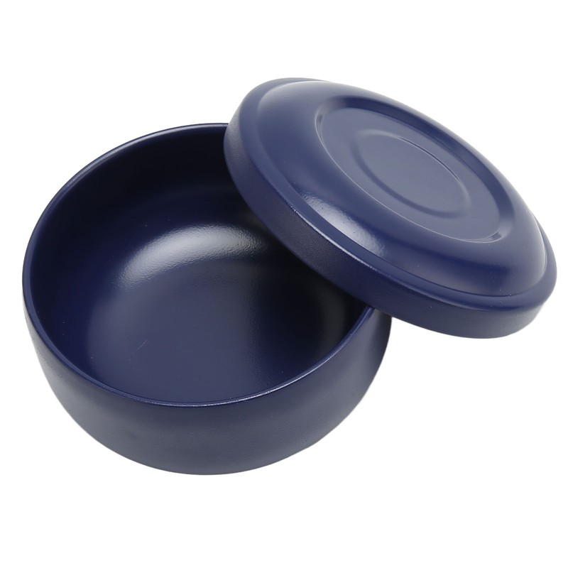 Men Shaving Soap Bowl Dark Blue Wide Mouth Easy To