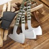 Stainless Steel Axe With Sheath 3pcs/Sethead weight: 1LB, Axe Head