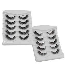 Premium Mink Eyelashes – 100% Real Fur, Reusable & Lightweight False Lashes for Natural Glam Look – Strip Lashes for Women (Dramatic Lash and Voluminous Lash)