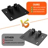 Motoparty Windshield Base Bracket for Polaris General Glass Windshield Replacement