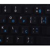 MAC ENGLISH-PORTUGUESE BRAZILIAN KEYBOARD STICKERS ON BLACK BACKGROUND for DESKTOP,
