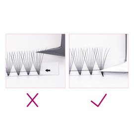 Eyelash Extensions Premade Fans Eyelash Extensions C CC D DD Curl Pointy Tip Pre Fan Eyelashes Premade Lash Extension Fans Volume Lash Extensions Pre Made Volume Lashes (7D-0.07C, 11mm)