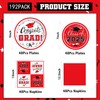 Graduation Party Supplies Kit Serves 50 - Graduation Party Red
