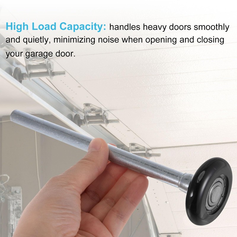 sourcing map 2pcs 1.8" Nylon Garage Door Rollers for 2"