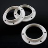 Pack of 3 Screw Rings E27 Plastic White for Lamp