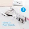 KW-Trio Metal Single Hole Puncher 1-Hole Paper Punch 8 Sheet