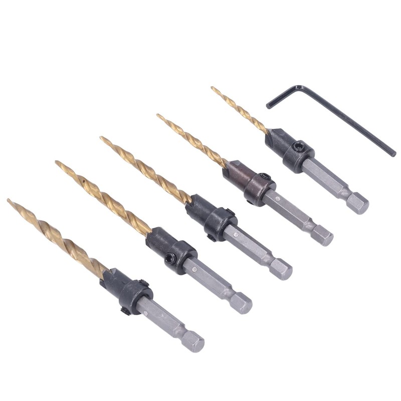Generic Tapered Drill Bits, Counter Sink Drill Bits for Woodworking