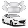 Car Window Shade, 6Pack Set Auto Sun Shades for Side