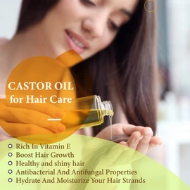 Supremely Cold Pressed Castor Oil 100ml - Pure, Natural, Vegan, Hexane-Free, No GMO Multipurpose Hair & Skin Care Eyelashes and Eyebrow Hair Growth