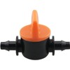 LALOCAPEYO 30PCS Drip Irrigation Barb Shut-Off Valve for 1/4-Inch 4mm