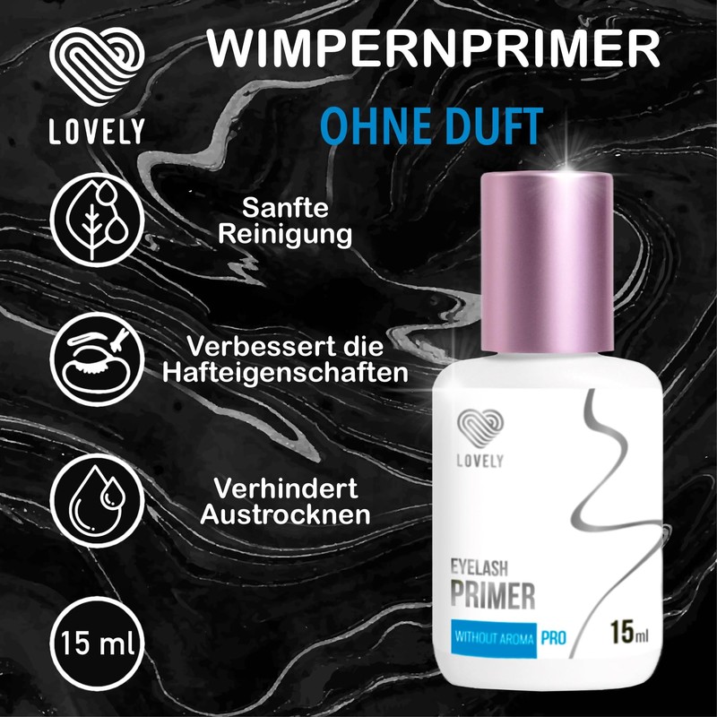 LOVELY Primer for Eyelash Extension – 15 ml, Odourless, Eyelash