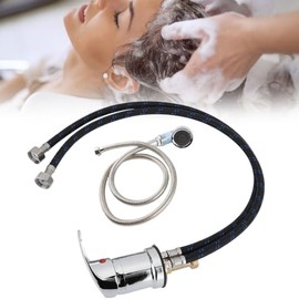 Lava Cabezas de Salon de Belleza, Kit de Grifo para Cuenco de Champú, Juego de Grifo de Agua Grifo para Cuenco de Champú y Kit de Rociador para Peluquería Silla de Cama con champú