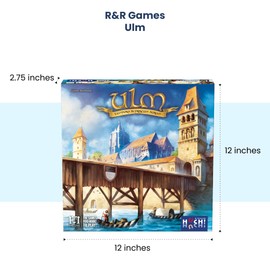 R&R Games ULM, Family Board Game, Strategy Game for Teens and Adults, Board Games for Family Night