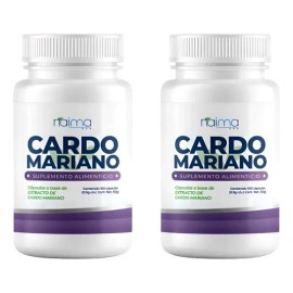 Cardo Mariano 500mg - 2 Frascos - 100 Cápsula Por Frasco Sin Sabor