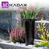 Kadax Plastic cemetery vase, weatherproof, frost-proof flower vase with spike,
