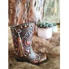 Eagrafts Rustic Decorative Western Cowboy Boot Pencil Pen Holder Vase